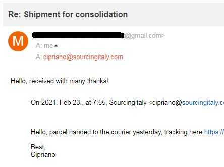 Reshipper Europe Address 308